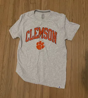 Clemson tee Gray Size M thumbnail 1