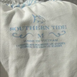 Southern Tide kyle sky blue striped skort with white built in shorts. Size Med thumbnail 8