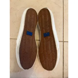 Keds Taupe Double Decker Perforated Suede Slip On Sneaker Women's Size 8 thumbnail 7