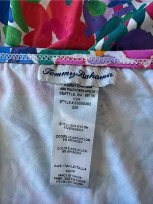 Tommy Bahama Multicolor Floral Off-Shoulder Girls Dress thumbnail 2