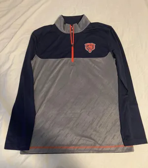 National Football League Chicago Bears  Apparel Quarter Zip thumbnail 1