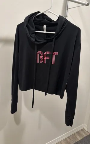 Ava Los Angeles cropped hoodie Black Size L thumbnail 1