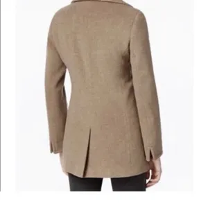 Calvin Klein Wool-Cashmere Single-Breasted Peacoat Women Size 16 thumbnail 2