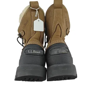 L.L.Bean Brown Suede Wool-Lined Sherpa Snow Winter Boots Womens 8 thumbnail 3