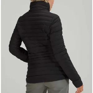 Lululemon Pack It Down Long Sleeve Full Zip Hood Puffer Quilted Jacket Black 8 thumbnail 2