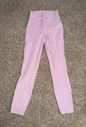 Lululemon Light Pink Leggings Align 25" thumbnail 1