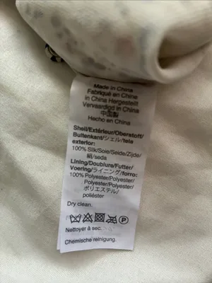 Madewell Cream Floral Button-Front V-Neck Peplum Blouse thumbnail 6