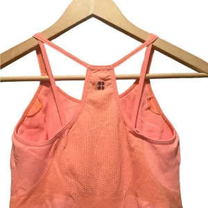 BuffBunny Peach Orange Seamless Tank Top Size Medium‎ thumbnail 5