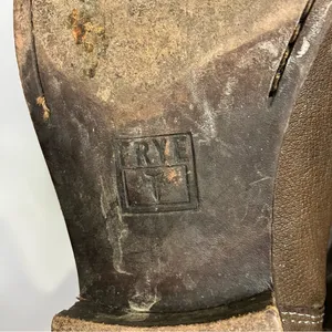 Frye Melissa button back knee high boots brown leather size 8‎ thumbnail 6