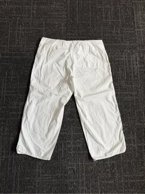 Abercrombie & Fitch Women's Wide Leg White Pants Sz 10 thumbnail 5