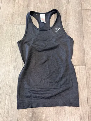 Gymshark Black Seamless High-Neck Tank Top thumbnail 7