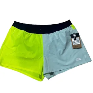 The North Face Women's Wander Shorts Neon Green/Light Blue Size XL Activewear thumbnail 6
