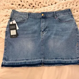 True Religion Studded Denim Mini Skirt Light Mellow Wash thumbnail 3