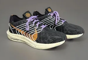 Nike Pegasus Turbo Flyknit Next Nature Women's Charcoal Running Shoes Size 10 thumbnail 1