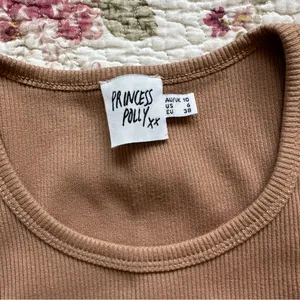 Princess Polly Selena Ribbed Brown Tank thumbnail 4