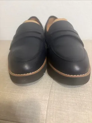 Vionic Cheryl II Lug Penny Loafers -navy blazer Leather Orthotic Support size11 thumbnail 7