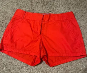 J. Crew Red Shorts Cargo thumbnail 1