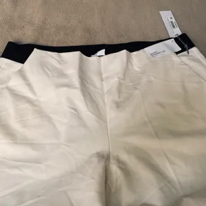 Audra Ponte Womens Mid Rise Straight Pull-On Pants thumbnail 7