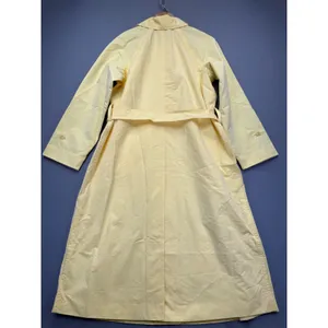 Madewell Yellow Cotton Blend Belted Trench Coat N0885 Womens‎ Size Small NWT thumbnail 10