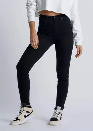 Abrand high waisted skinny jean size 26 thumbnail 1