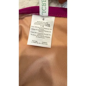 J.Crew Underwire One Piece Swimsuit Magenta Purple BX217 Size 6 NWT thumbnail 7