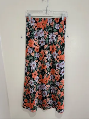 Abel The Label Anthropologie Floral Smocked Maxi Skirt medium thumbnail 2