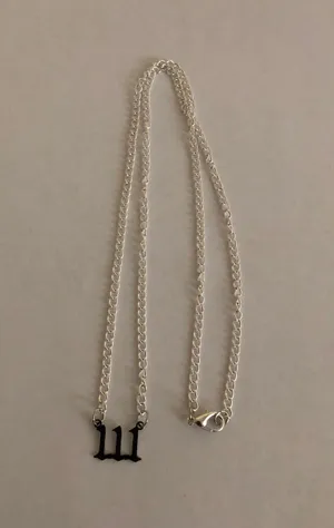 111 Angel Number Necklace  thumbnail 1