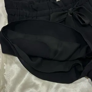 Wilfred Montrouge Shorts Crepe Paperbag Tie Waist Black Small Minimal Beachy thumbnail 8