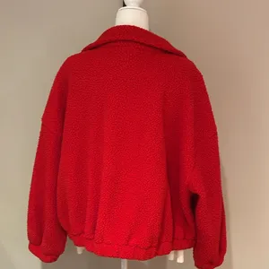 Old Navy Red Fleece Zip-Up Jacket Size XL thumbnail 4