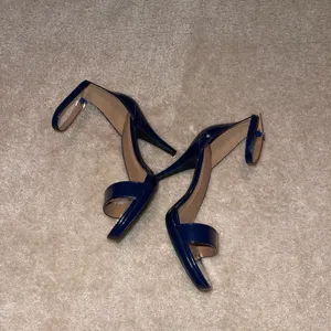 Elegant Navy High Heel Sandals thumbnail 4