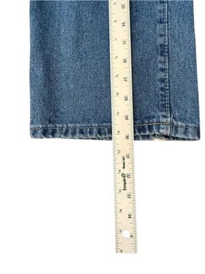 Edikted Roll Down Waist Distressed Baggy Jeans Women’s Size M Y2K thumbnail 14