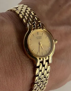 s Quartz Watch Panther Bracelet Gold Toned thumbnail 1