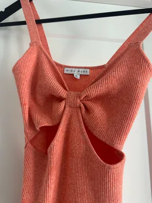 Orange Miou Muse Dress Size M thumbnail 5