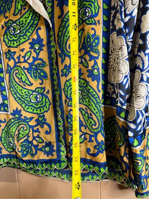 Zara Paisley Print Button-Down Satin Blouse thumbnail 7