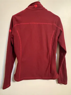 Mountain Hardwear Women’s Small Burgundy Full Zip Fleece Jacket Outdoor thumbnail 3