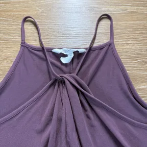 BCBGeneration Women's Plum Halter Tank Top Size Small Twist Front thumbnail 6