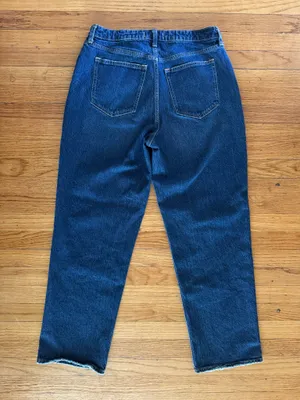 Abercrombie & Fitch High Rise Vintage Straight Jean Size 12 Curve Love thumbnail 4