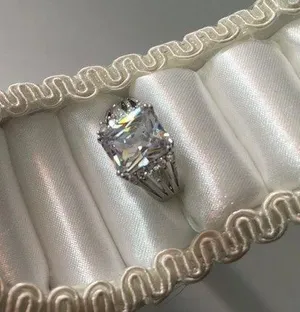 Sterling Silver Ring, Size 8 thumbnail 1