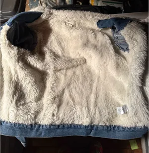 Pacsun Distressed Sherpa Jean Jacket thumbnail 3