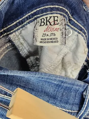 BKE Women's Skinny Jeans - Dark Blue Wash thumbnail 3