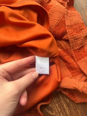 Altar'd State Burnt Orange Smocked Tiered Ruffle Puff Sleeve Boho Mini Dress- XS thumbnail 5
