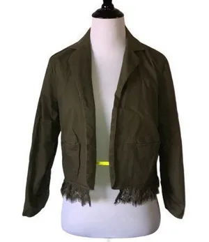 5/$30 🎈 Princess Vera‎ wang medium open front blazer Green thumbnail 1