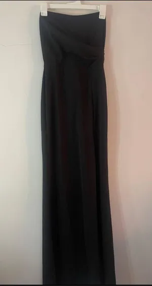 Windsor Dress Black formal strapless dress thumbnail 4