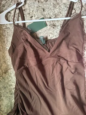 Wild fable brown camisole mini dress thumbnail 3