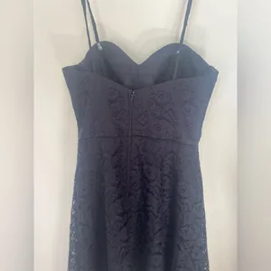 Wtoo Watters Navy Lace Sweetheart Spaghetti Strap Dress Size 4 thumbnail 8