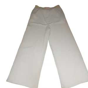 Bar lll Ivory Gauze Wide Leg Pants thumbnail 5