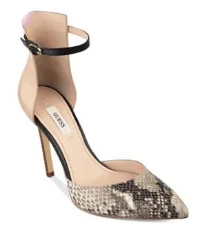Guess ✨HP✨Abaih Ankle Strap Pointed Toe D'Orsay Pumps✨ thumbnail 1