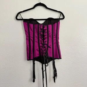 Frederick’s of Hollywood Purple Corset 32 thumbnail 2