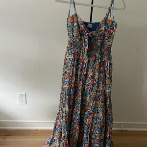 Floral Maxi Dress Blue thumbnail 3