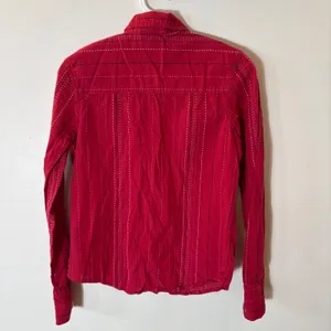 Harley-Davidson Red Contrast Stitch‎ Button Up Shirt Size Small thumbnail 3